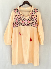 Mini Flower Power Dress - sustainably made MOMO NEW YORK sustainable clothing, saleojai slow fashion