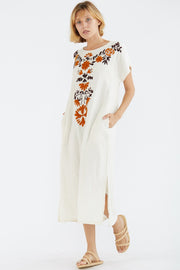 Muumuu Dress Mamy - sustainably made MOMO NEW YORK sustainable clothing, Boho Chic slow fashion