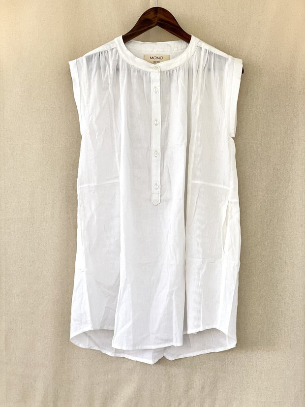Organic Cotton Top/Mini Dress - sustainably made MOMO NEW YORK sustainable clothing, saleojai slow fashion