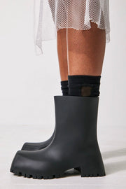 RAIN CHECK RUBBER BOOTS X FREE PEOPLE - sustainably made MOMO NEW YORK sustainable clothing, boots slow fashion