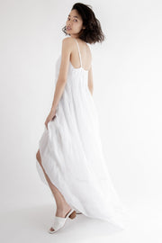 Shoulder Dress Desiree - sustainably made MOMO NEW YORK sustainable clothing, kaftan slow fashion