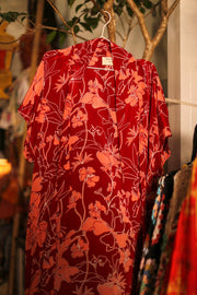 SILK KOMONO RONIA - sustainably made MOMO NEW YORK sustainable clothing, Kimono slow fashion