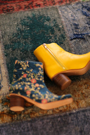 SPLIT FABRIC LEATHER BOOTS JAYE - sustainably made MOMO NEW YORK sustainable clothing, boots slow fashion