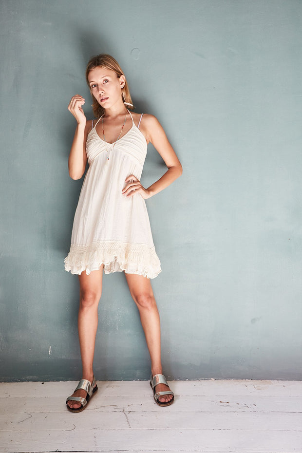 Summer Dress Nicolette - sustainably made MOMO NEW YORK sustainable clothing, kaftan slow fashion