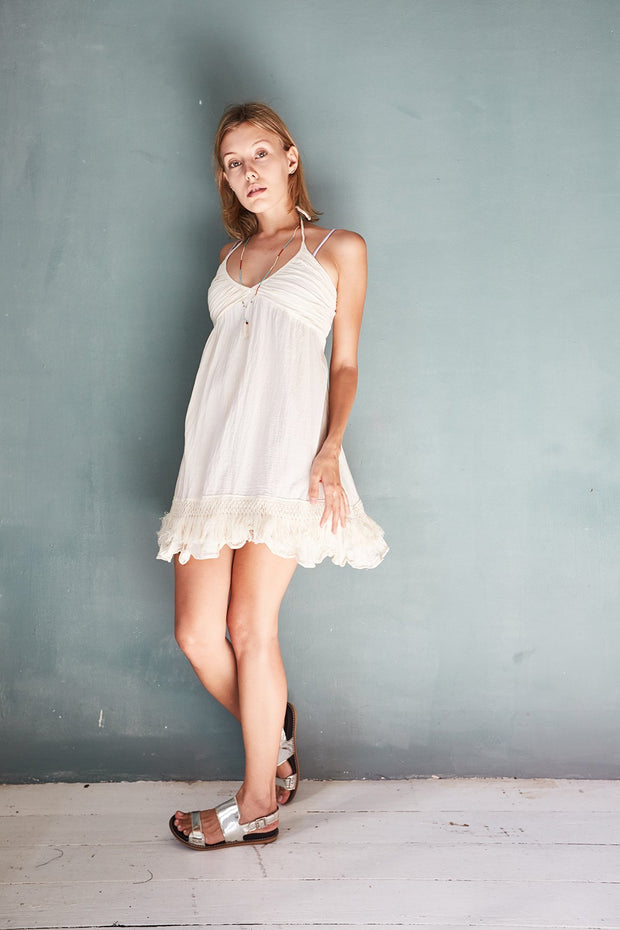 Summer Dress Nicolette - sustainably made MOMO NEW YORK sustainable clothing, kaftan slow fashion