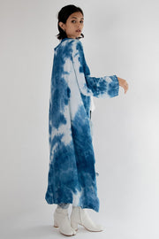 Tie Dye Kimono Robe Jacket Jada - sustainably made MOMO NEW YORK sustainable clothing, Jacket slow fashion
