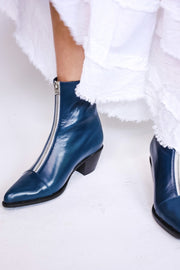 TOP ZIPPER ANKLE BOOTS RUBY - sustainably made MOMO NEW YORK sustainable clothing, boots slow fashion