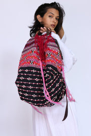Tribal Hobo Bag Jane - sustainably made MOMO NEW YORK sustainable clothing, offer slow fashion