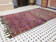 vintage moroccan rug from Beni mguild, berber handmade area rug - sustainably made MOMO NEW YORK sustainable clothing, slow fashion