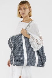 Weekender Bag Manisa - sustainably made MOMO NEW YORK sustainable clothing, Handwoven Bag slow fashion